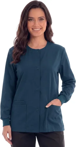 Vista 15 de Just Love Women's Medical Scrubs Jacket Negro