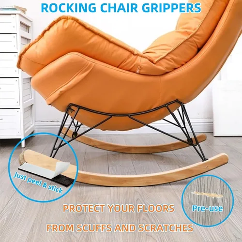 Vista 5 de Almohadillas Antideslizantes para Muebles de 1/2" x 3" Tiras de Goma Autoadhesivas Agarraderas para Muebles Almohadillas para Patas de Silla Pies