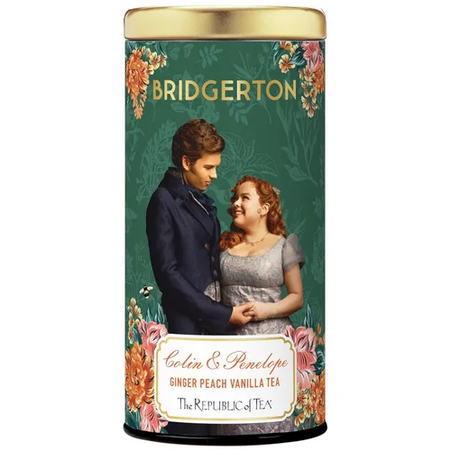 Vista 9 de The Republic of Tea - Bridgerton Queen's Cake - Té de frutas y vainilla, 36 bolsas de té