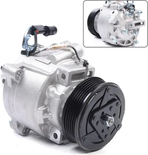 Vista 3 de Compresor de A/C y embrague de A/C AKC200A221A apto para Mitsubishi Lancer 2.0L 2008-2011, para Mitsubishi Outlander 3.0L 2007-2009, aire