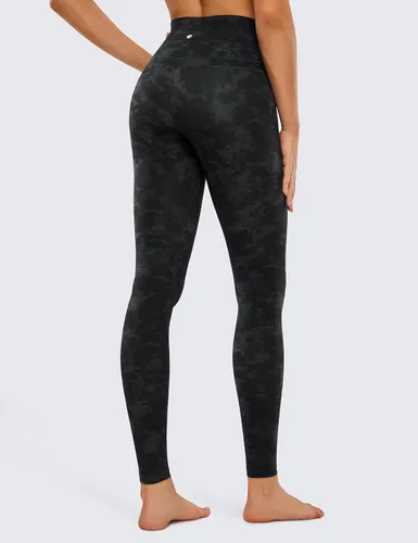 Vista 2 de CRZ YOGA - Leggings de entrenamiento estilo segunda piel para mujer, de 28 pulgadas, pantalones de yoga de longitud completa y cintura alta