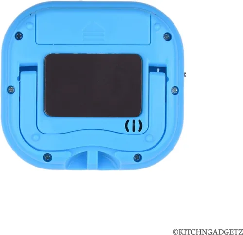 Vista 6 de Reloj despertador digital de cocina con temporizador de cuenta regresiva, juego de 2, azul fresco y verde, pantalla LCD grande, botones para minutos