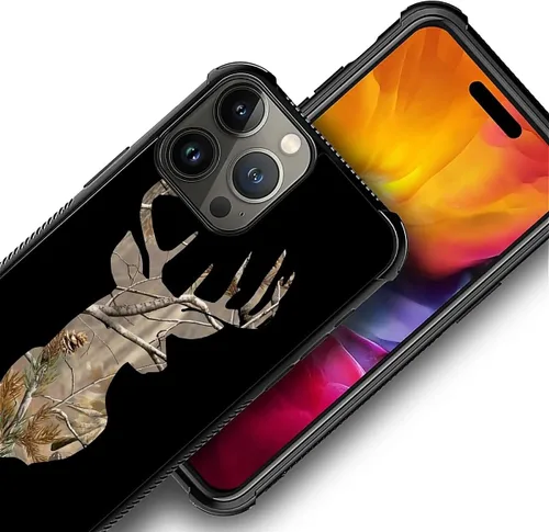 Vista 446 de Funda compatible con iPhone 15, diseño de elefantes africanos, diseño increíble a prueba de golpes, antiarañazos, carcasa trasera de policarbonato