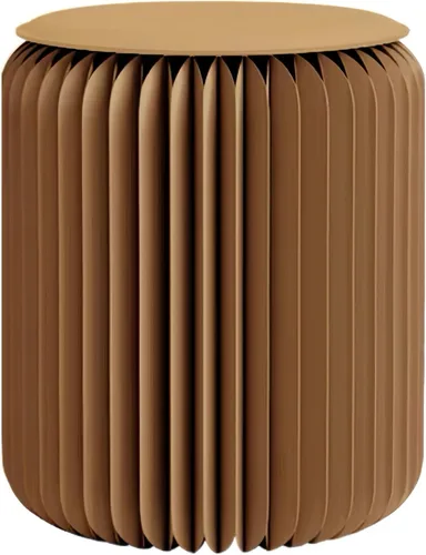Vista 7 de Taburete plegable - Muebles para el hogar de 12 pulgadas, capacidad de carga de 660 lb. Taburete de papel plegable - Diseño ecológico de papel kraft