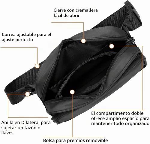 Vista 3 de Bolsa de adiestramiento para perros Runlight, bolsa de cintura para perros, bolsa para caminar con bolsas para desechos, bolsa para golosinas