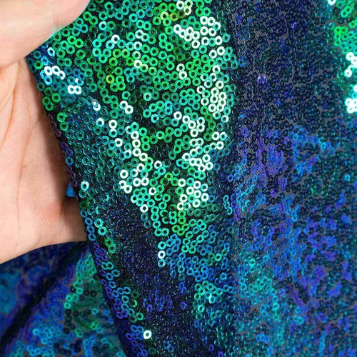 Vista 19 de Partisout Tela de lentejuelas por el patio - Tela de 3mm brillante para manualidades DIY, disfraces y decoración de fiesta Material de brillo, 3