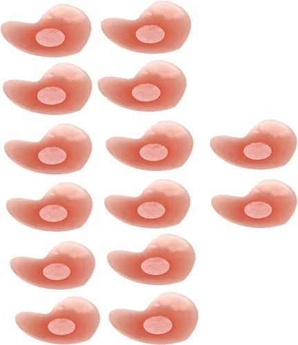 Vista 13 de ICEGIA Fundas para pezones para mujer, impermeables, reutilizables, ultra finas y adhesivas de silicona para pezones, pétalos
