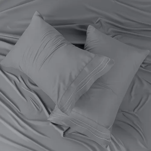 Vista 145 de LUX Décor - Juego de sábanas Twin de microfibra ultrasuave de 3 piezas con sábana encimera, sábana bajera de 16 pulgadas de profundidad y funda