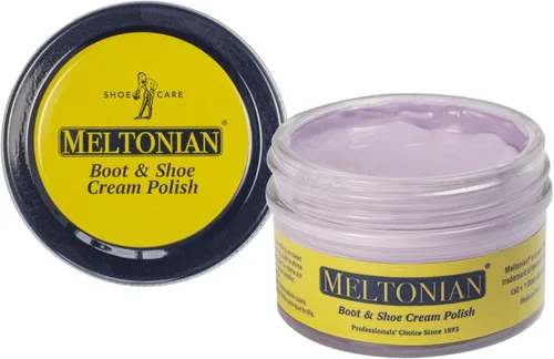 Vista 64 de Meltonian Betún en Crema para Zapatos, Betún para Botas, Betún para Zapatos de Cuero a Base de Aceite con Cera de Abejas, Restaura y Protege, Más