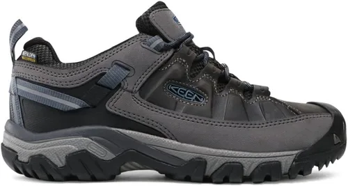 Vista 4 de KEEN Targhee 3 - Tenis de senderismo impermeables para hombre, negro, 14