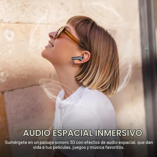Vista 3 de Auriculares inalámbricos con cancelación activa de ruido, sonido de alta Negro carbón