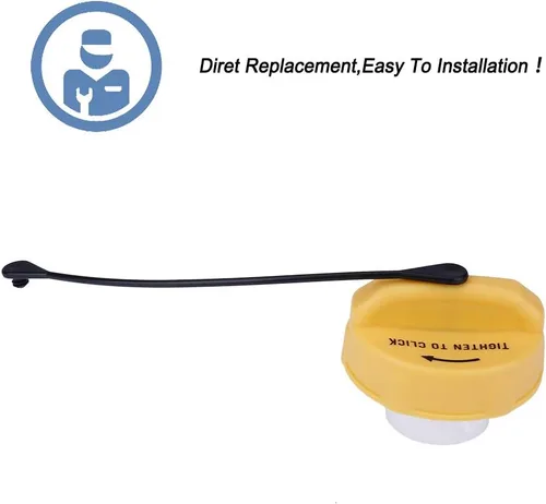 Vista 3 de Tapa de gasolina E85, tapa de combustible para Chrysler Dodge Jeep - Dakota Ram 2007-2010, Durango 2011-2013, viaje 2011-2019, Cherokee 2014-2017