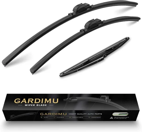 Vista 14 de Limpiaparabrisas delanteros para Hyundai Elantra 2002-2007, 20" 18" silenciosos y sin rastros, reemplazo de limpiaparabrisas para todo clima