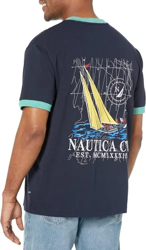 Vista 2 de Nautica Camiseta estampada para hombre