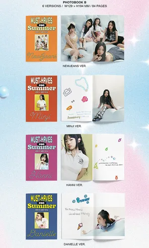Vista 4 de BOLSA DE PLAYA BUNNY Ver. NEWJEANS GET UP 2º EP Álbum HAERIN Ver. K-POP SELLADO