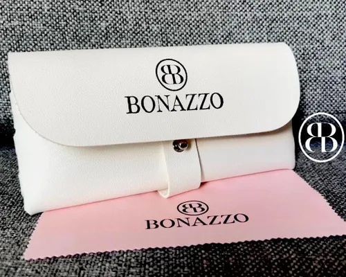 Vista 4 de Bonazzo - Gafas de sol de acetato de gran tamaño polarizadas con protección UV, modelo de moda, diseño de estilo moderno