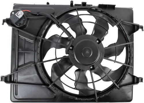 Vista 34 de Conjunto de ventilador de refrigeración dual del radiador TRQ Para Toyota Avalon 2013-2018 Camry 2012-2017 TO3115173