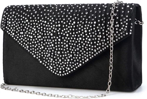 Vista 3 de Nodykka Monederos y bolsos de mano de noche, bolsos cruzados clásicos para boda, fiesta, bolso de hombro para mujer