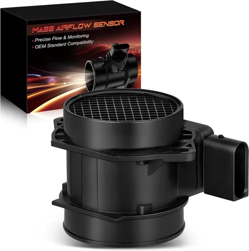 Vista 19 de Sensor de Flujo de Aire Másico [4-Pinos] Compatible para:-Ford Expedition 2003-2004 para:-Lincoln Navigator 2003-2004, 4.6L 5.4L, Reemplazo#