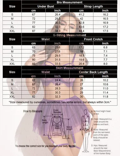 Vista 7 de Avidlove Lencería de encaje para mujer, minifalda de malla, ropa de noche, babydoll