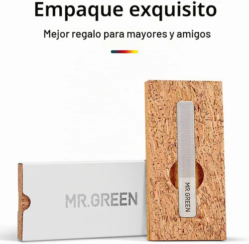 Vista 8 de MR.GREEN Brillo de uñas de cristal, limas de uñas de nanocristal y pulidor de uñas, kit profesional de herramientas de manicura de cristal para uñas