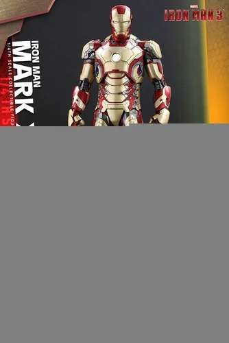 Vista 3 de Hot Toys Marvel Iron Man 3 Iron Man Mark XLII Figura de escala de 1/4 cuarto (versión de lujo)