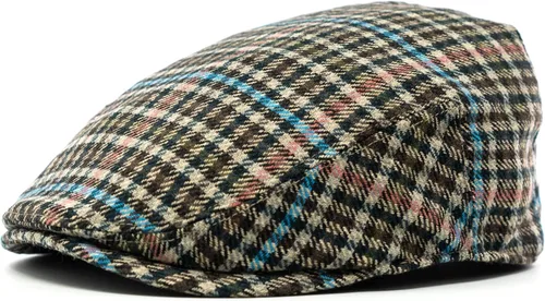 Vista 12 de Gorra plana clásica de retazos de espiga a cuadros Newsboy Ivy Hat