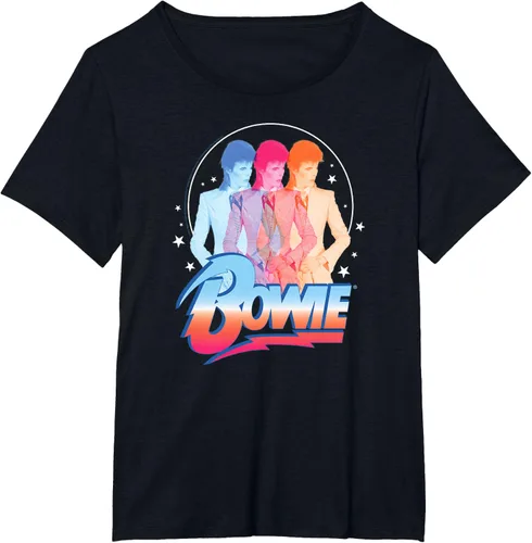 Vista 24 de David Bowie - Camiseta Bowie 3D, Negro