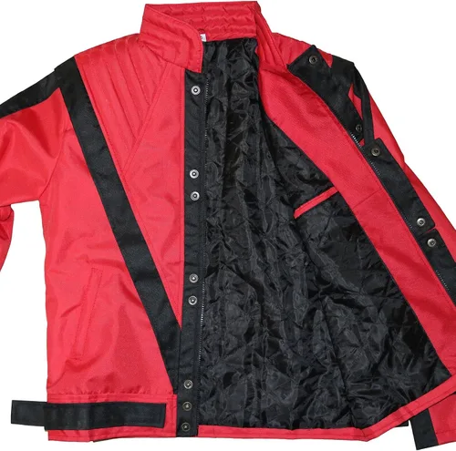 Vista 5 de MJ Thriller Chaqueta Rojo Cordura