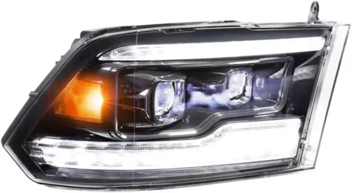 Vista 3 de Morimoto XB Plug & Play. - Conjunto de faros delanteros LED compatibles con Dodge Ram 1500, 2500, 3500, 2009-2018.