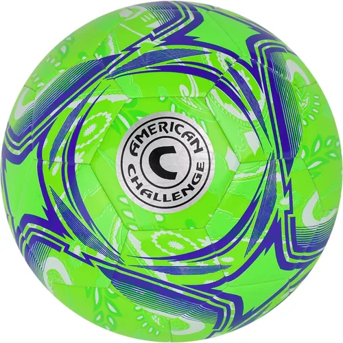 Vista 11 de American Challenge Balón de fútbol Paisley – Pelotas de fútbol de tamaño oficial 3, 4 y 5 para jóvenes y adultos – Pelota de entrenamiento duradera
