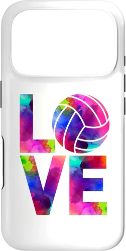 Vista 29 de Funda para iPhone 11 Pro Max Love Volleyball Watercolor Girl Team Tournament Retro Vibe