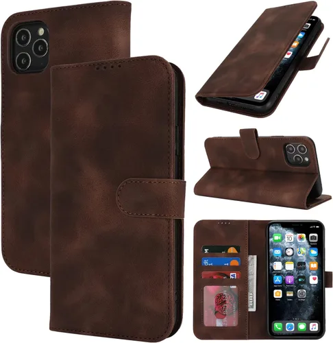Vista 113 de Funda tipo cartera para iPhone 8 Plus iPhone 7 Plus con tarjetero para iPhone 8 Plus, funda tipo cartera para mujeres y hombres, de piel sintética