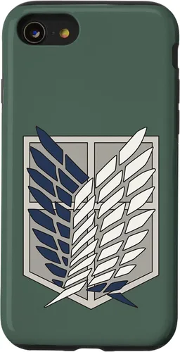 Vista 18 de Attack on Titan Funda protectora del regimiento de exploradores de la temporada 4 para iPhone 17