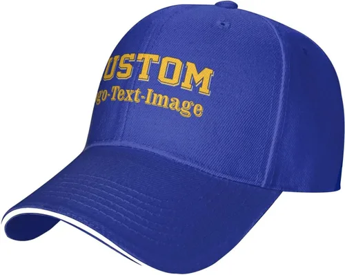 Vista 13 de Gorras de béisbol unisex personalizadas para hombres y mujeres, sombrero personalizado con tu propia imagen, logotipo, texto, nombre, gorras