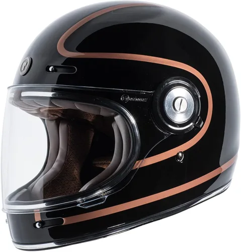 Vista 19 de TORC T1/Newport - Casco de moto de fibra de vidrio de cara completa aprobado por DOT y ECE