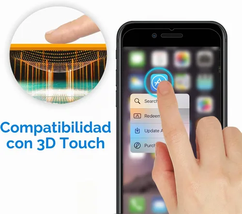 Vista 6 de JETech Protector de pantalla de privacidad para iPhone SE 3 (3ª edición 2022) de 4.7 pulgadas, película de vidrio templado antiespía, compatible