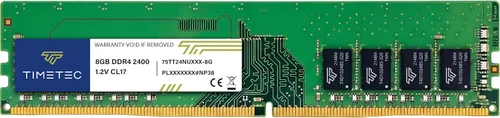 Vista 12 de Timetec 8 GB DDR4 2400 MHz PC4-19200 sin ECC sin búfer 1.2 V CL17 1Rx8 de rango único 288 pines UDIMM módulo de memoria RAM de actualización para PC
