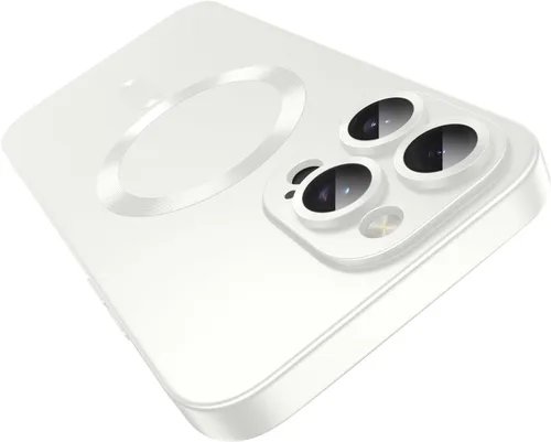 Vista 65 de Funda magnética para iPhone 13 Pro MagSafe con protector de lente de cámara, protección completa, delgada, suave, a prueba de golpes, antiarañazos