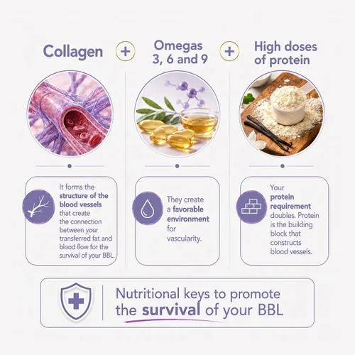 Vista 5 de MI NUEVA SILUETA Post BBL Stage 1 Proteína médica con Omega 3, 6 y 9. Mejorada con 1.06 oz de proteína aislada por batido + colágeno (chocolate)