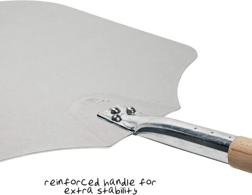 Vista 4 de Kitchen Supply - Palas de aluminio para pizza con mango de madera
