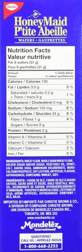 Vista 2 de Honey Maid Graham Wafers, 14.11 oz/14.1 onzas, (importado de Canadá)