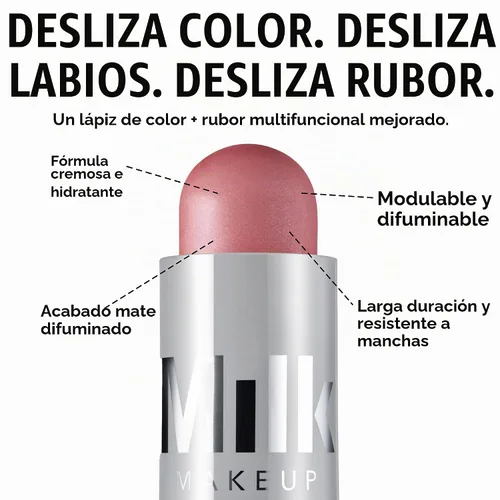 Vista 2 de Milk Makeup Barra de crema multiusos Lip + Cheek con acabado satinado o mate