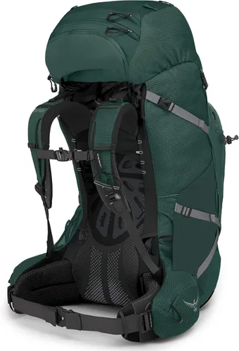 Vista 6 de Osprey Aether Plus 85L Mochila de mochilero para hombre, Axo Green, S/M