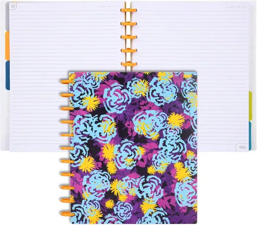 Vista 145 de Talia - Cuadernos de notas con tapas, planificador, personalizables, (Rosa de los 90, Junior (5.5 pulgadas x 8.5 pulgadas))