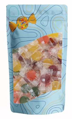 Vista 5 de One Flavor Candy Eda's Candy Clean Candies sin azúcar (sin azúcar, sin sal, sin colesterol, sin grasas trans) (mezcla de frutas surtidas) (16 onzas)