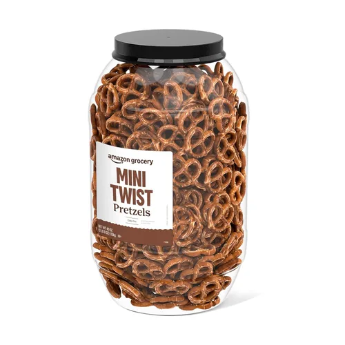 Vista 5 de Amazon Grocery, Pretzels Mini Twist, 40 onzas (anteriormente Happy Belly, el empaque puede variar)