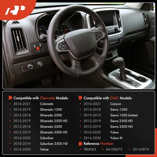 Vista 3 de Interruptor de control de freno de remolque A-Premium 84108373 - Compatible con 2014-2021 Chevy Colorado, Silverado, Tahoe, Suburban y GMC Sierra