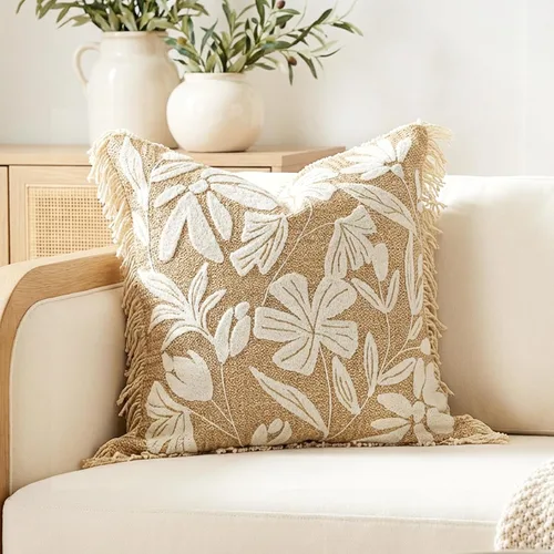 Vista 16 de BlissBlush - Funda de almohada lumbar decorativa de 12 x 20 pulgadas, funda de almohada de terciopelo beige neutro para sofá, sala de estar, cojín
