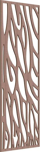Vista 157 de 9 3/8"W x 24 3/8"H x 1/4"T Bristol Decorativos Paneles de Pared de Madera Calado, Cereza
